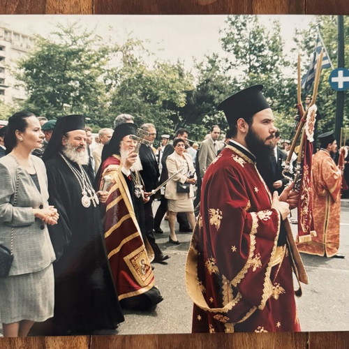 Photograph Christodoulos Bartholomew like new, official visit 1999