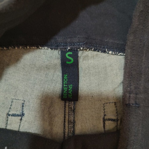 Benetton maternity jeans size S, dark blue denim