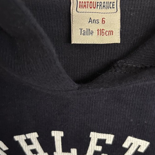 Matoufrance boys' shirt used, blue, size 116 cm, 6 years