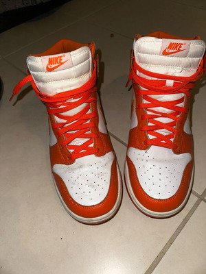Nike Air sneakers like new, orange, size 44