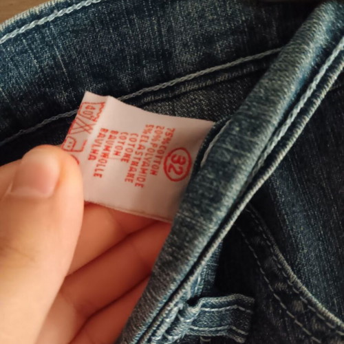 Sinsay women's blue denim jeans used