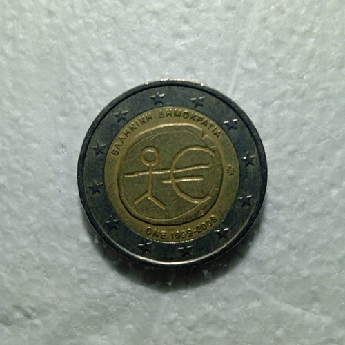 Greek coin collection new with rare 2 euro coins