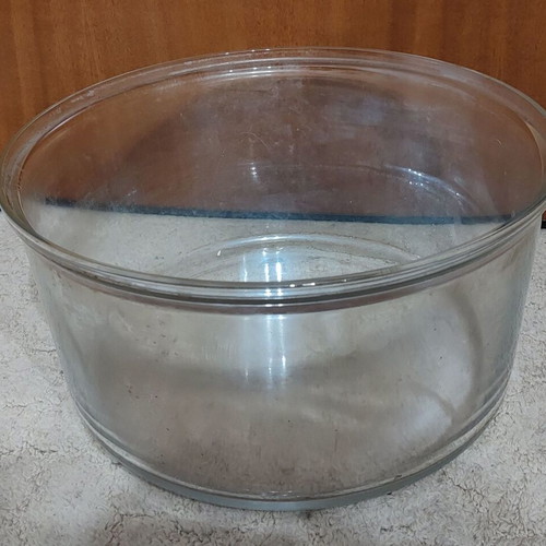 Pyrex glass bowl 11 liters used, large