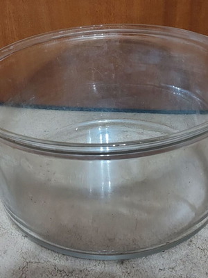 Γυάλινη λεκάνη Pyrex 11 λίτρων μεταχειρισμένη, μεγάλη