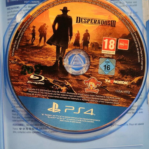 Desperados III PS4 used in very good condition