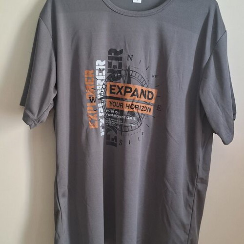 T-shirt large gray new
