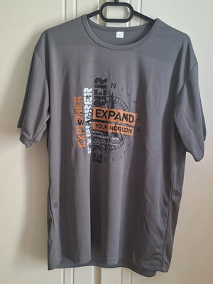 T-shirt large gray new
