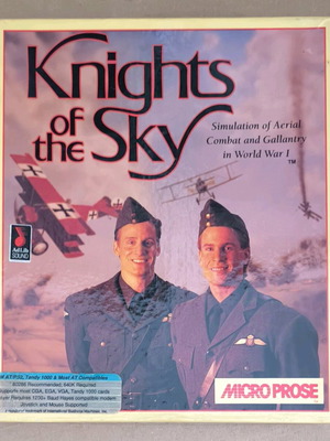 Knights Of The Sky MicroProse PC 5,25" δισκέτες, σαν καινούργιο, Big Box