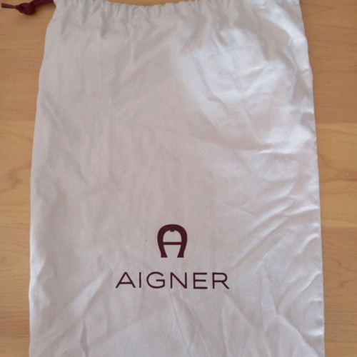 Aigner leather crossbody bag like new, turquoise