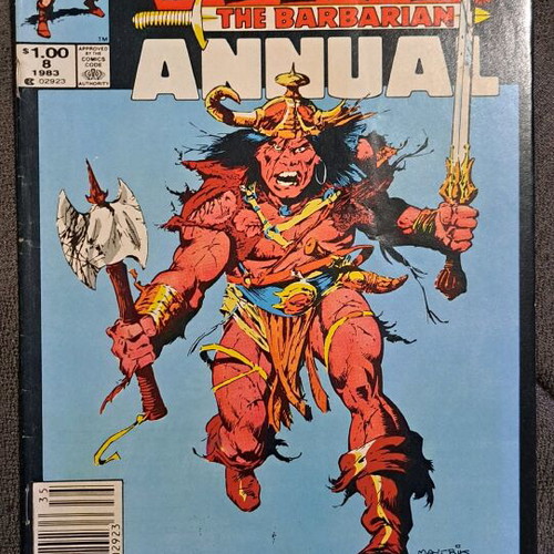 Conan the Barbarian Annual #8 used Marvel Comics