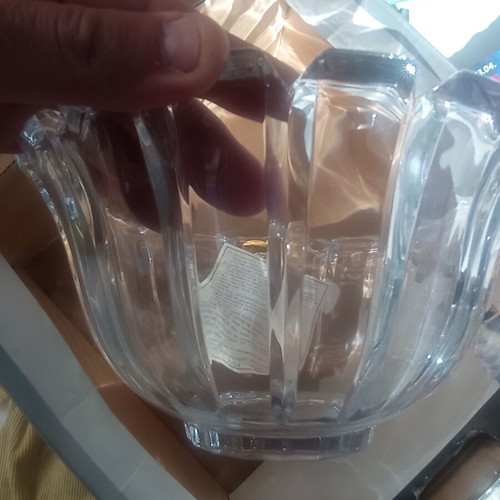 Crystal bowl unused