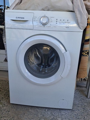 Πλυντήριο ρούχων Pitsos, χωρητικότητα 9 κιλά