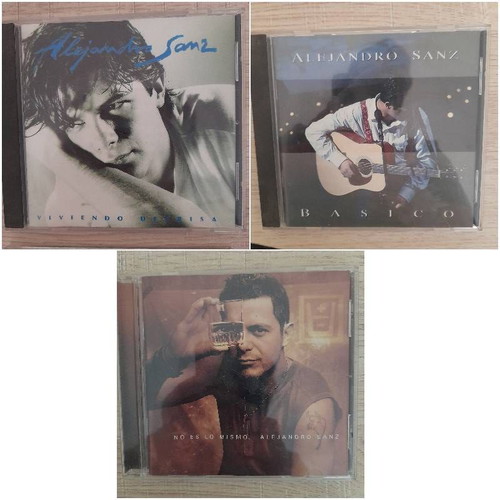 Alejandro Sanz CD collection used, 14 CDs, Latin