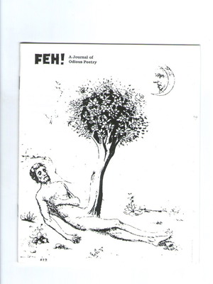 FEH! #12 magazine used, a journal of odious poetry