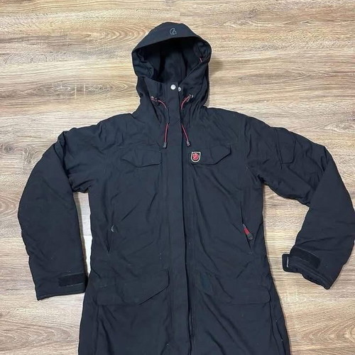 Fjallraven Nuuk Hydratic G1000 parka used, size S, black