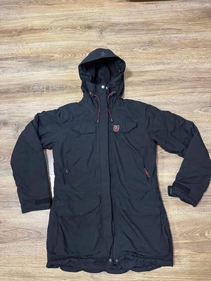 Fjallraven Nuuk Hydratic G1000 parka used, size S, black