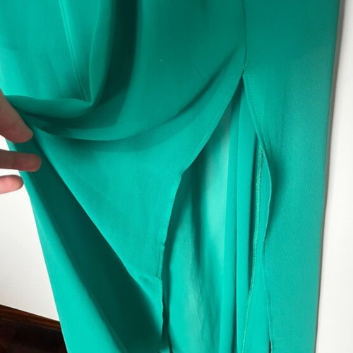 BSB long dress like new, size 38, green with cutouts