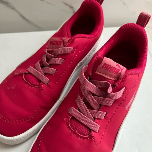 Puma Kids Shoes size 27 like new, pink, athletic