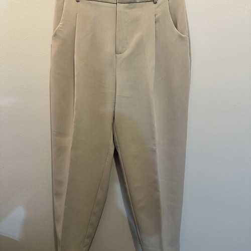 Zara beige fabric pants like new, size M 38 10