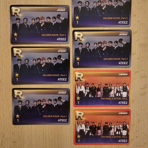 Golden Hour Pt.1 Will Superstar Ateez photocards like new