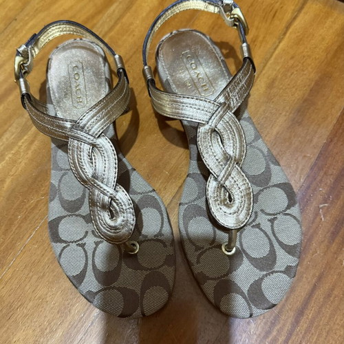 Coach flat sandals