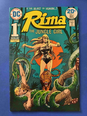 Rima The Jungle Girl 1 comic book used, English