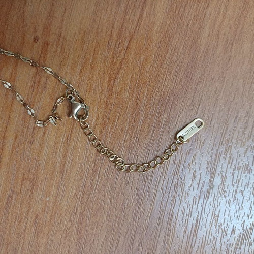 Steel necklace rose gold
