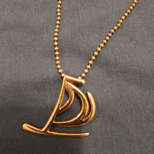 Silver pendant-brooch handmade with original design