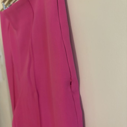 ZARA fuchsia high-waist tailored pants, size M