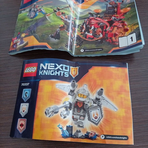 Lego Nexo Knights 70316 70337 instruction booklets used
