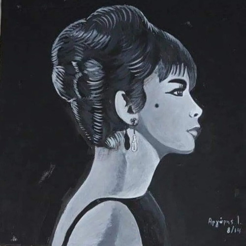 Jenny Karezi acrylic paintings on canvas set of 2 like new