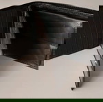  Pierre Cardin black δερμάτινο ανδρικό πορτοφόλι fiocchi italy