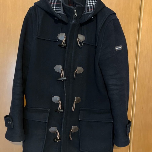 Navy & Green Montgomery jacket used, navy color, size L