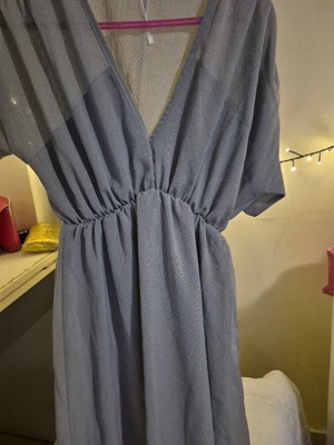 Midi dress gray like new, size M