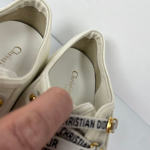 Christian Dior Walk'N'Dior sneakers used, size 40.5, beige