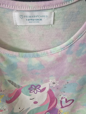 Unicorn dress like new size 7-8 Primark