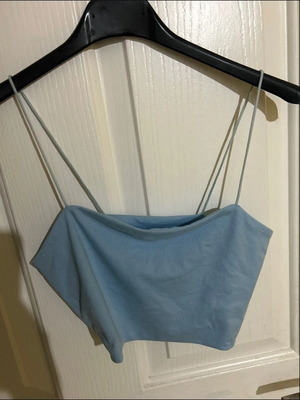 Shein crop top like new, blue, size XS
