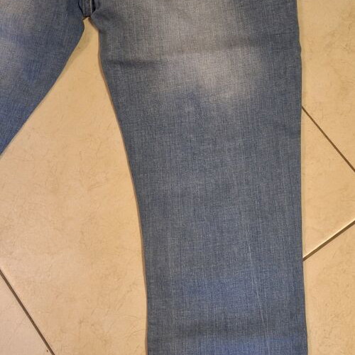 Jeans like new, soft with elastic cuffs