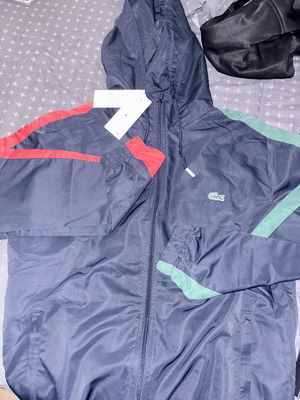 Lacoste jacket new, size M, multicolor
