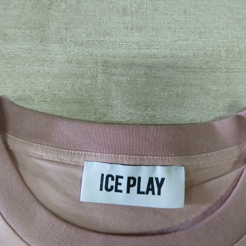 Ice Play women's t-shirt new, pink, 100% cotton, size XS