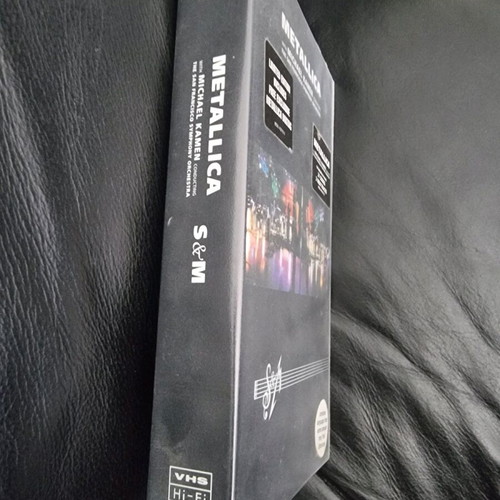 Metallica S&M VHS used, metal