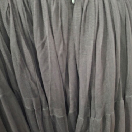 Long tulle skirt black like new, size S