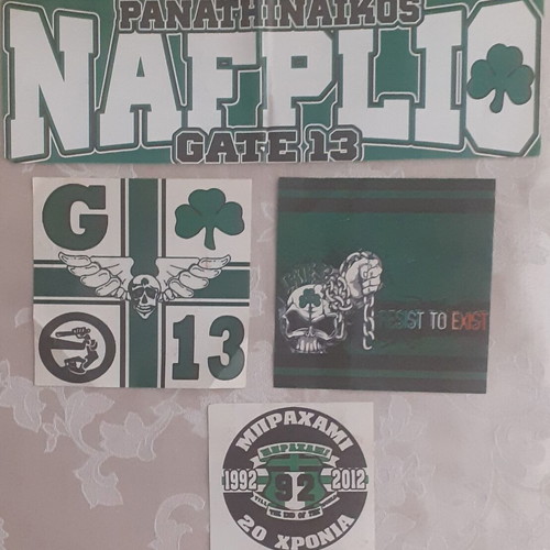 Panathinaikos Basketball Champion Europe 2000 Posters with 4 Stickers
