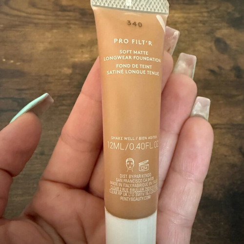 Fenty Beauty Soft Matte Longwear Foundation Mini 340 like new