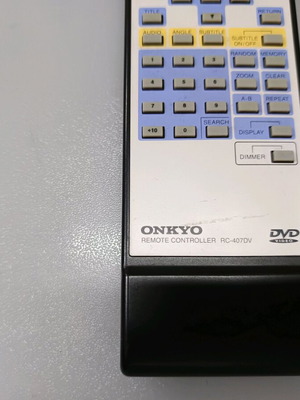 Onkyo RC407DV remote control used