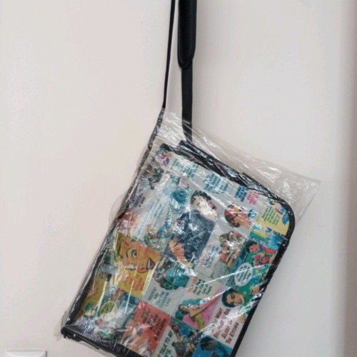 Vintage Comic & Retro Quotes Pop Art Messenger Laptop Bag