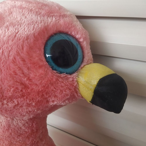 Ty Beanie Boos Gilda Flamingo large stuffed toy used 60-65cm