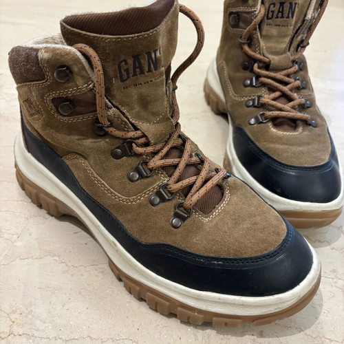 Gant men's boots like new, size 43, beige and brown