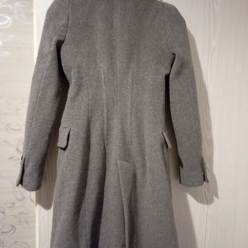 Zara long gray coat like new, size XS