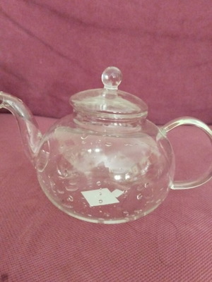 Glass teapot 750 ml for hot beverages